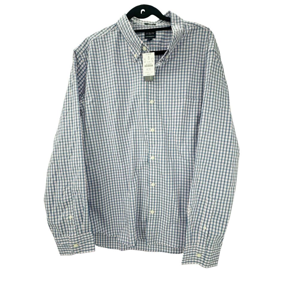 J. Crew Factory Men's Slim Untucked Flex Performance Casual Shirt Size XXL NWT